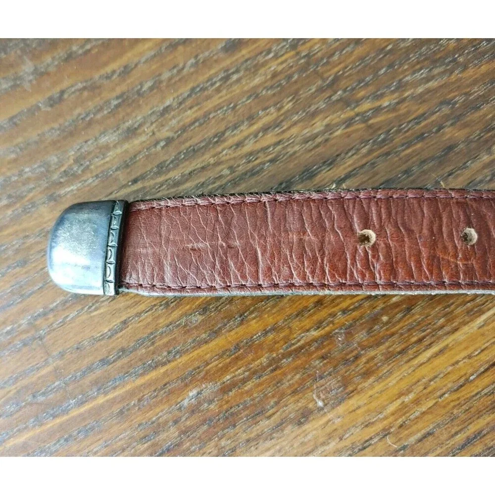 Brown Vintage Leather BELT 28-32 (36